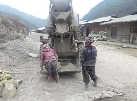 Construction of CC Pavement at Nafra Township, Arunachal Pradesh